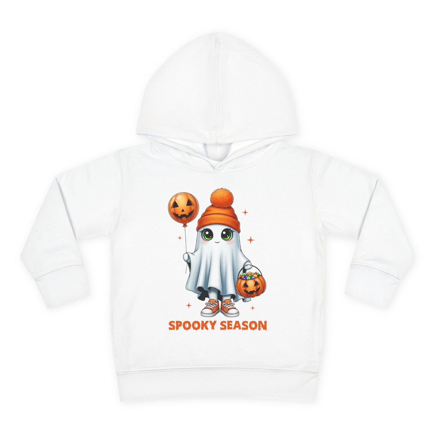 Spooky Season Ghost Trick-or-Treater Toddler Hoodie