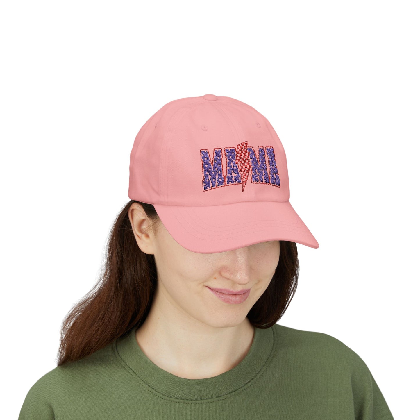 Mama Stars & Stripes Embroidered Classic Dad Cap