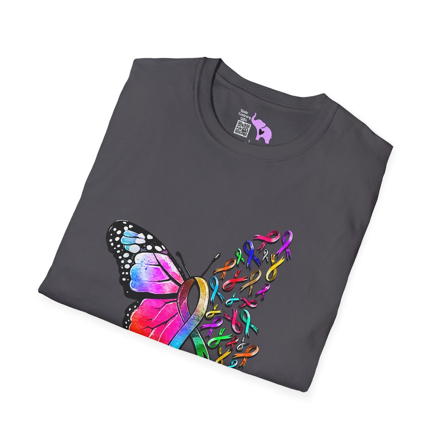 Butterfly Fight Cancer in All Colors 10 T-shirt