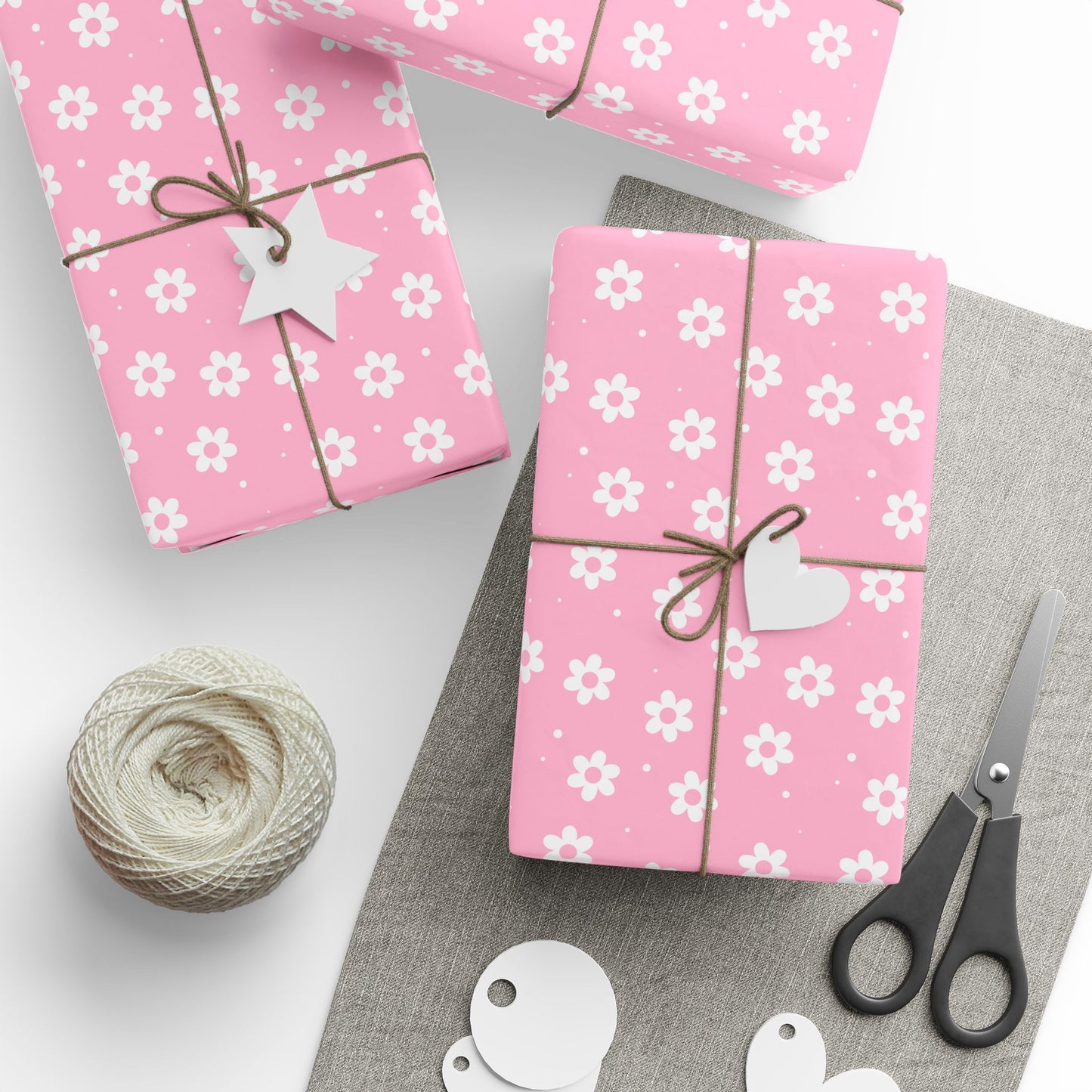 Pretty Petals & Dots Wrapping Paper