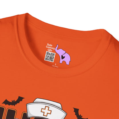 Fun Halloween Nurse Adult T-shirt