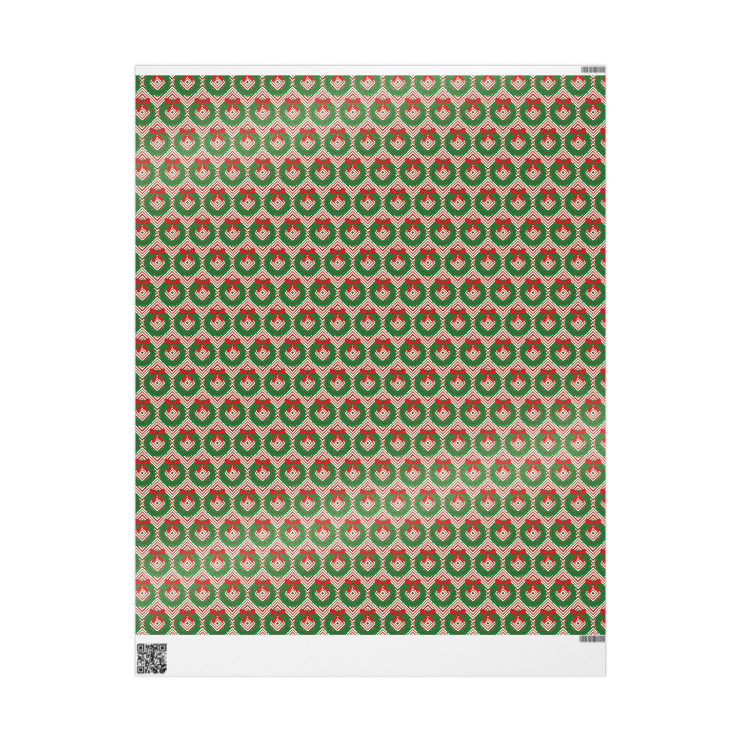 Christmas Wreaths Wrapping Paper