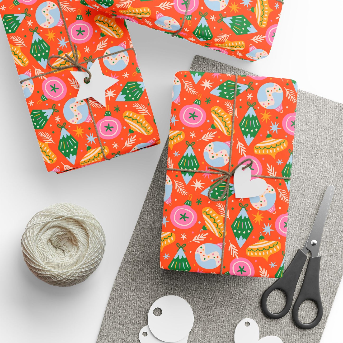 Yuletide Baubles Wrapping Paper