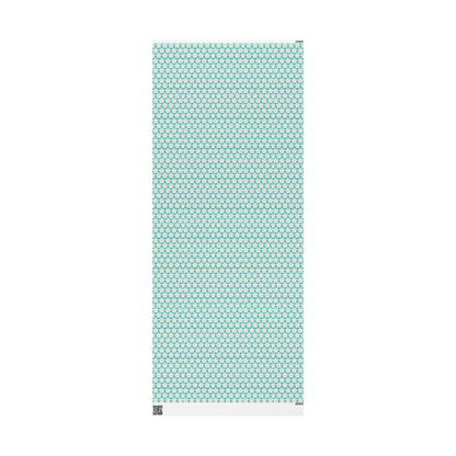 Tealberry Blooms Wrapping Paper