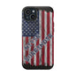 Never Surrender American Flag MagSafe® Compatible Tough Case for iPhone