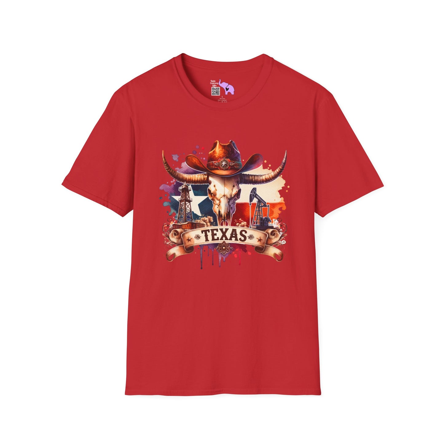Texas Oil Rigs Adult T-shirt