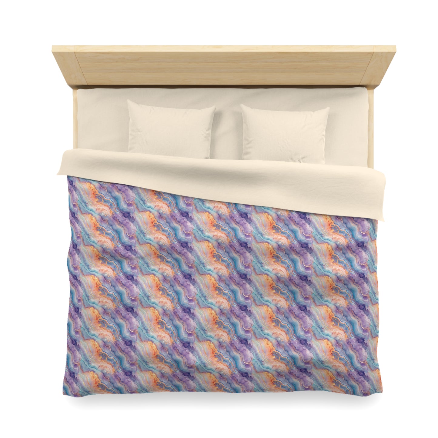 Dreamwave Marble Microfiber Duvet Cover