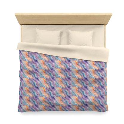 Dreamwave Marble Microfiber Duvet Cover