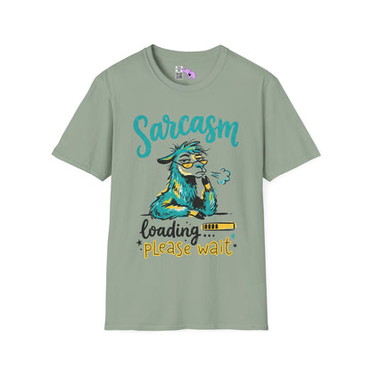 ""Sarcasm Loading Please Wait (Llama) Adult T-shirt