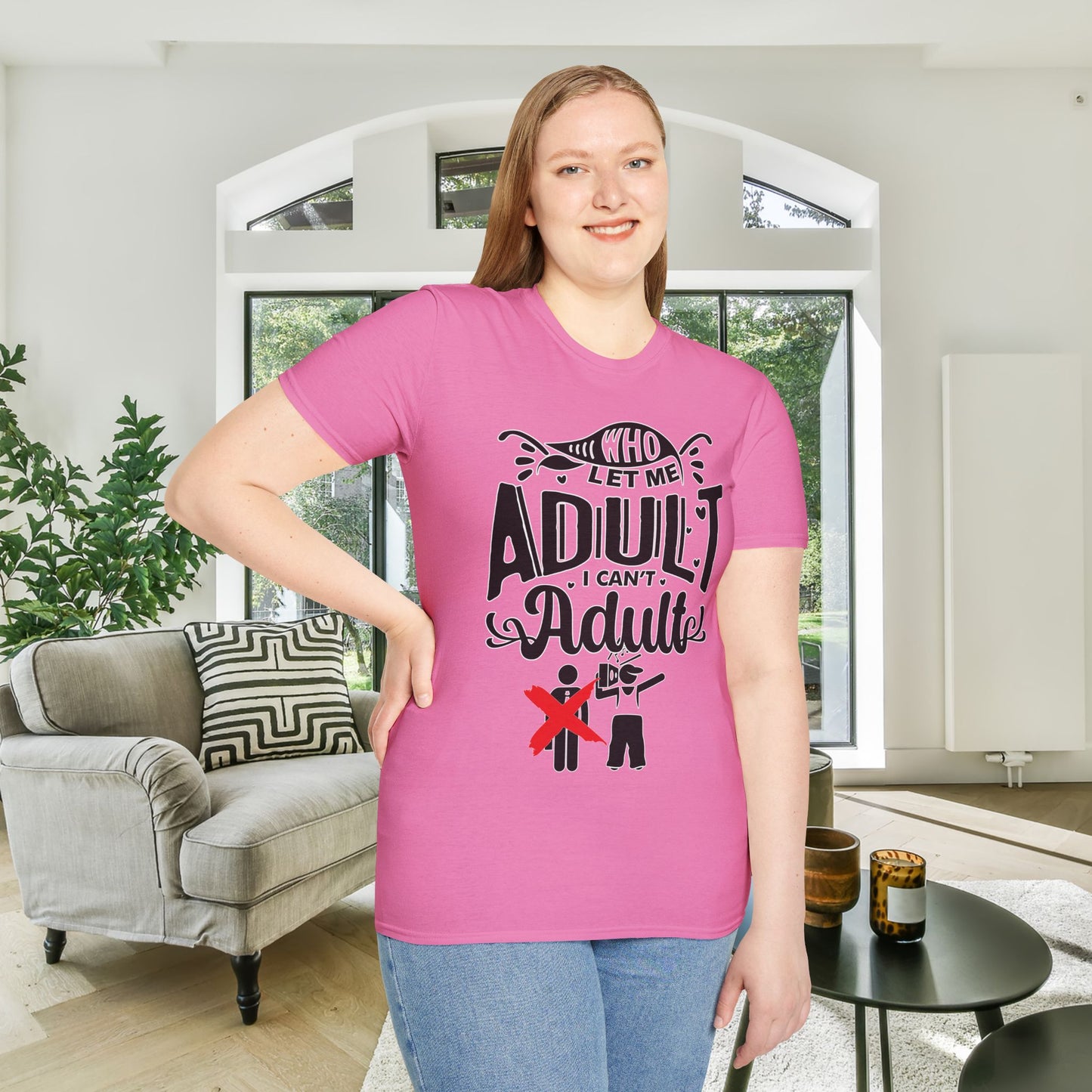 Who Let Me Adult I Can't Adult T-shirt