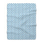 Cozy Blue Checkered Fleece Blanket