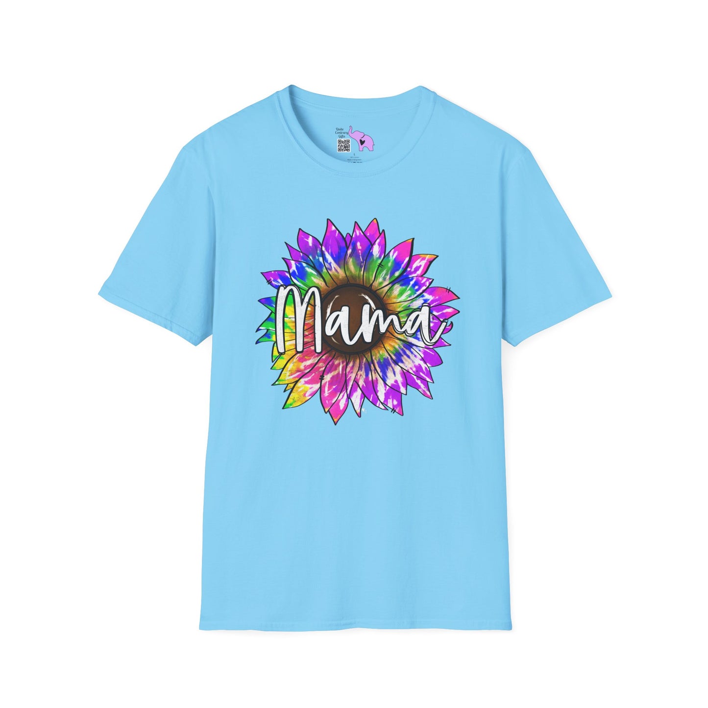 Mama Colorful Sunflower Adult T-shirt
