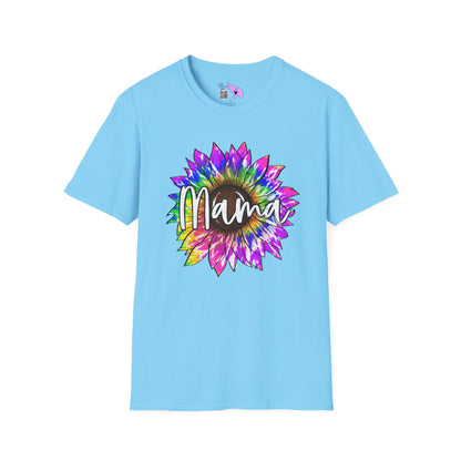 Mama Colorful Sunflower Adult T-shirt