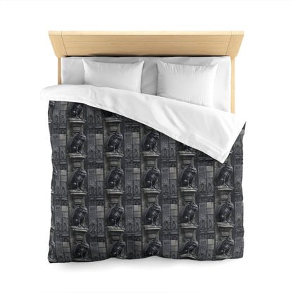 Gargoyle Vigil Microfiber Duvet Cover