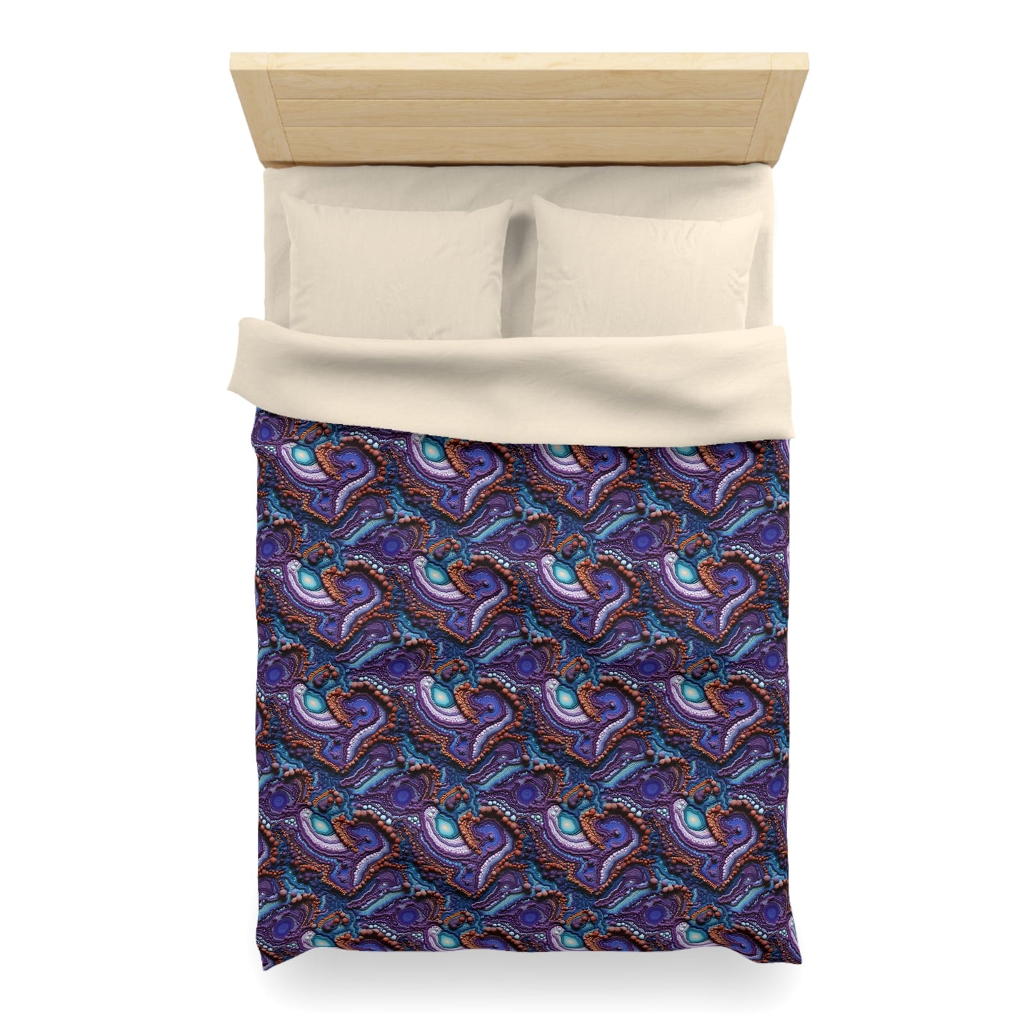 Living Stone Veins Microfiber Duvet Cover