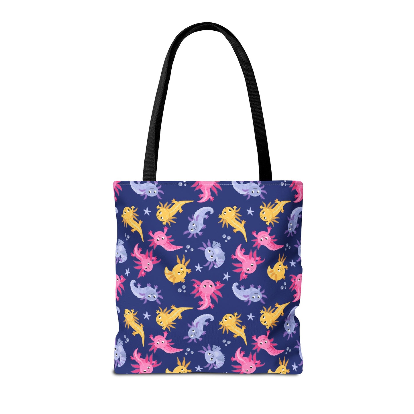 Axolotl Lagoon Canvas Tote Bag