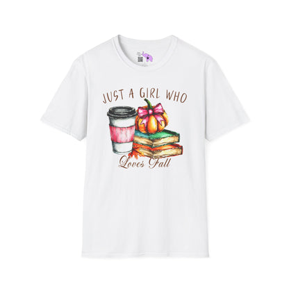 Just A Girl Who Loves Fall Adult T-shirt