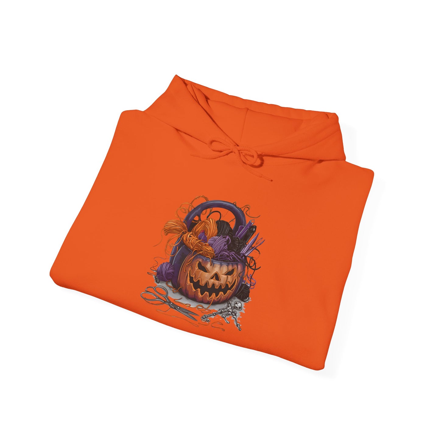 Pumpkin Yarn Basket Heavy Blend™ Hooded Sweatshirt