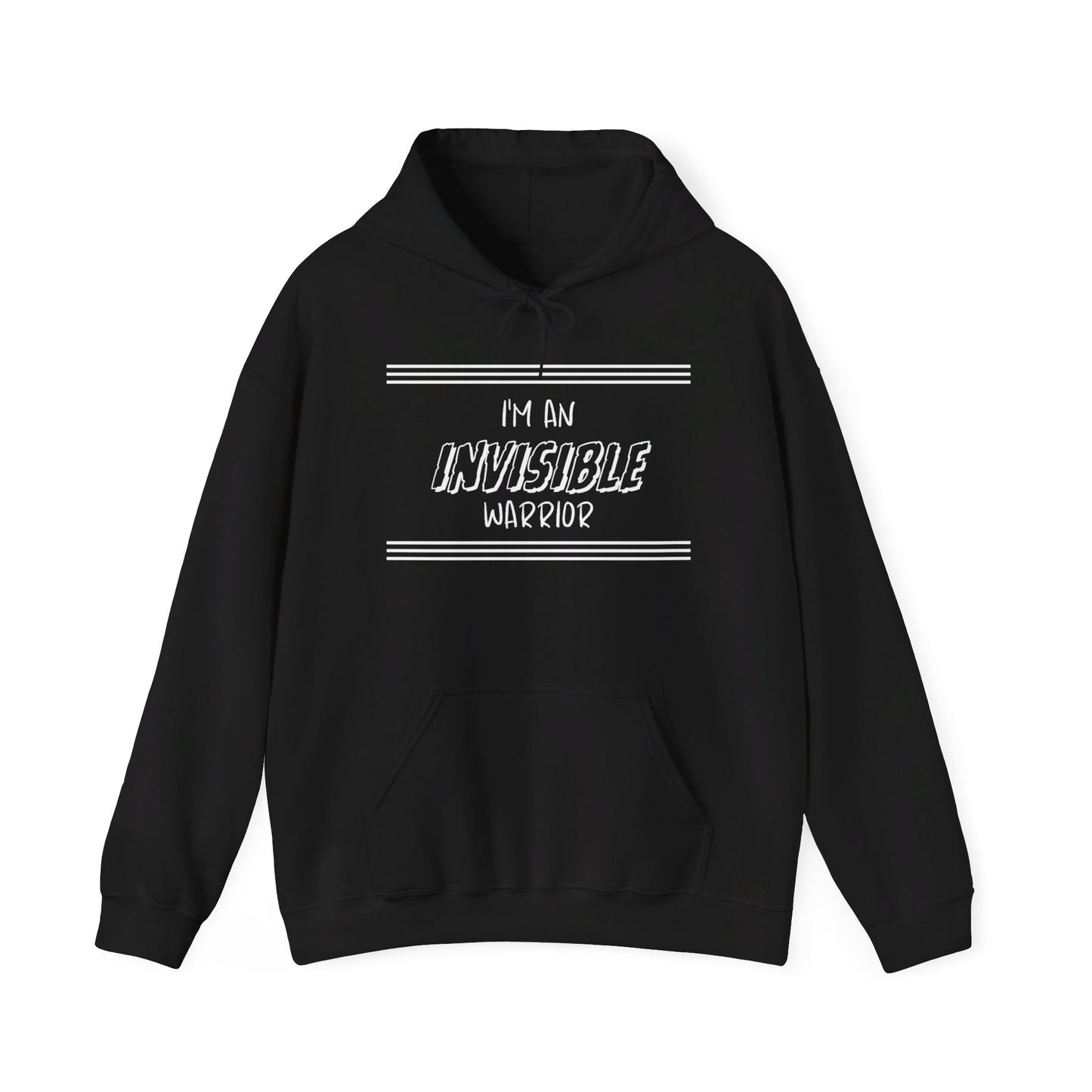 I'm An Invisible Warrior Heavy Blend™ Hooded Sweatshirt