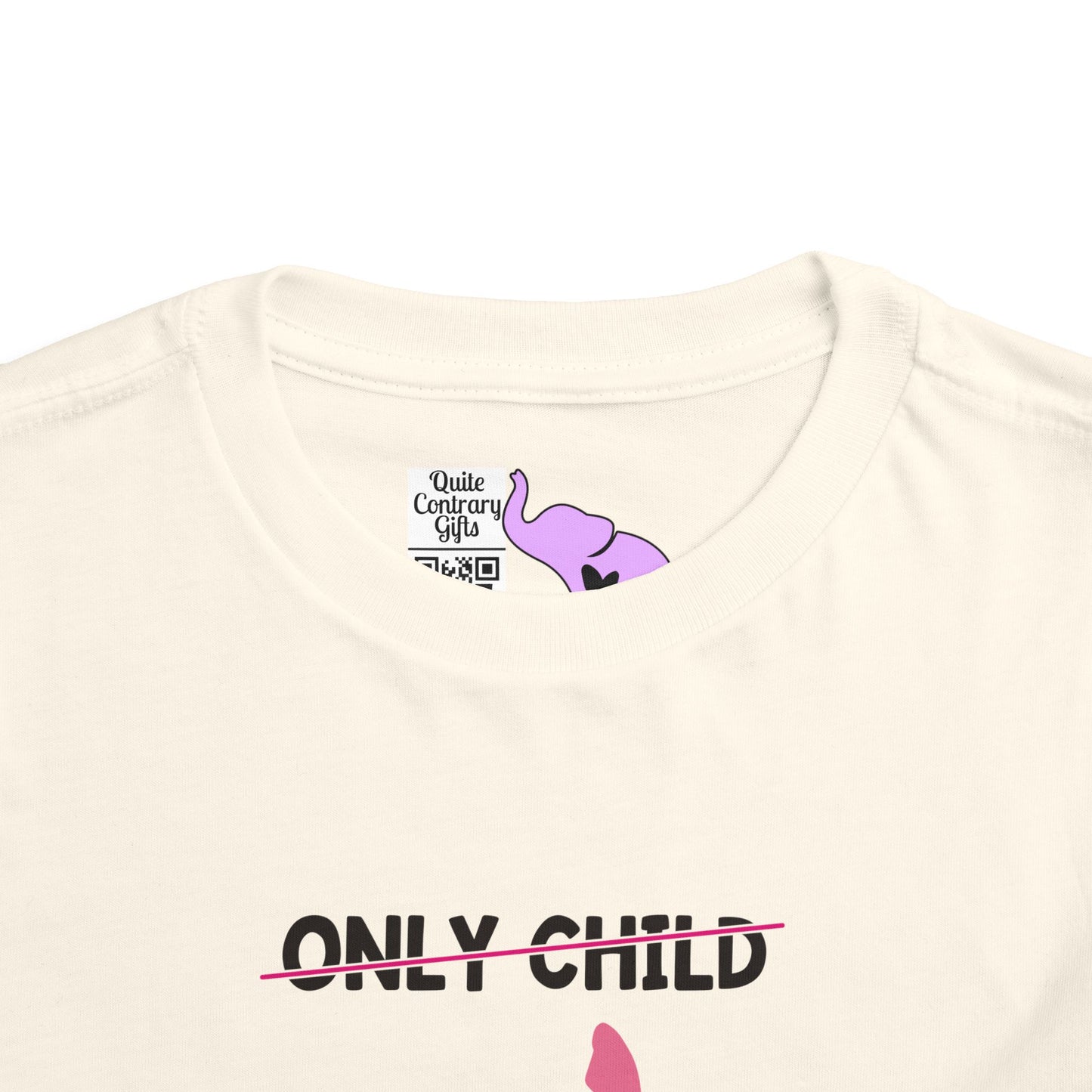Promoted to Big Sister from Only Child Toddler Tee