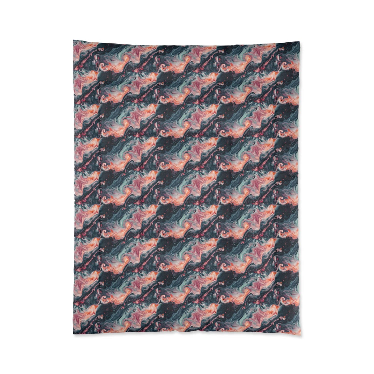 Pink Venom Marble Comforter
