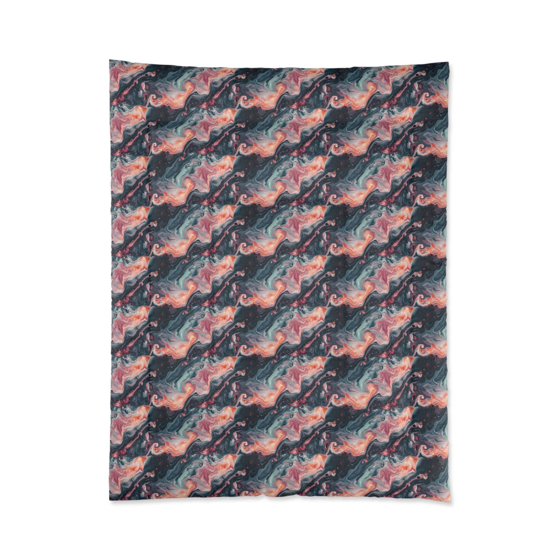 Pink Venom Marble Comforter