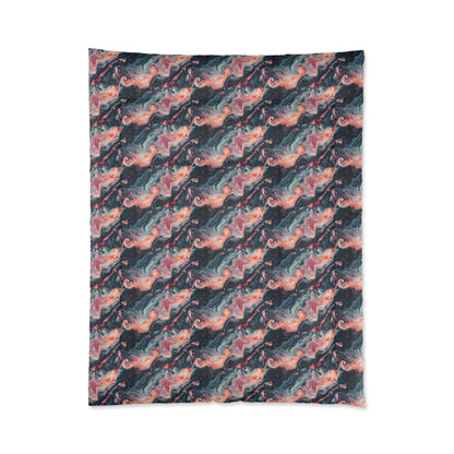 Pink Venom Marble Comforter