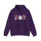 Cute Floral Boo w/Ghost Heavy Blend™ Hooded Sweatshirt