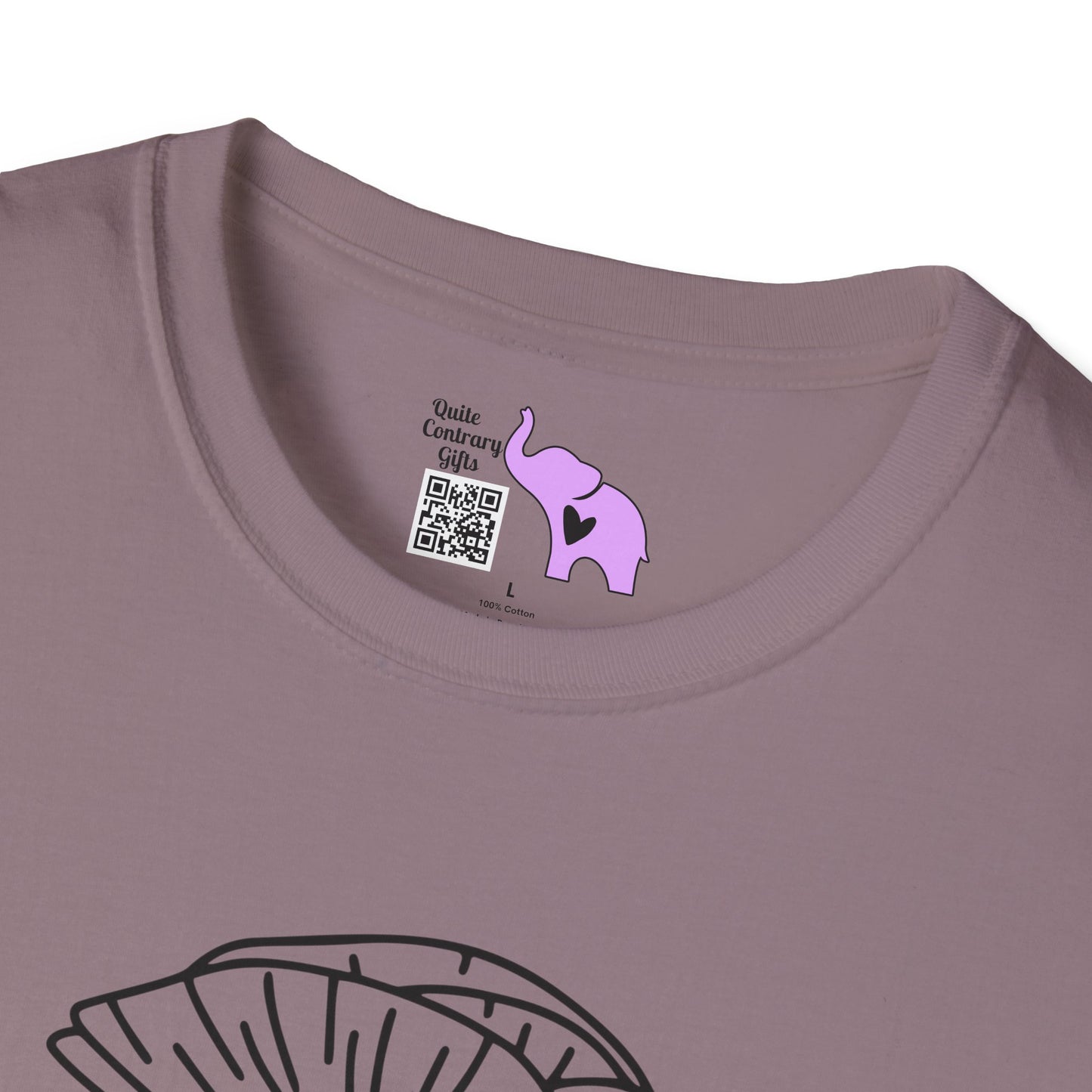 Faith (Vertical, Floral) Adult T-shirt