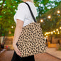 Cheetah Print Canvas Tote Bag