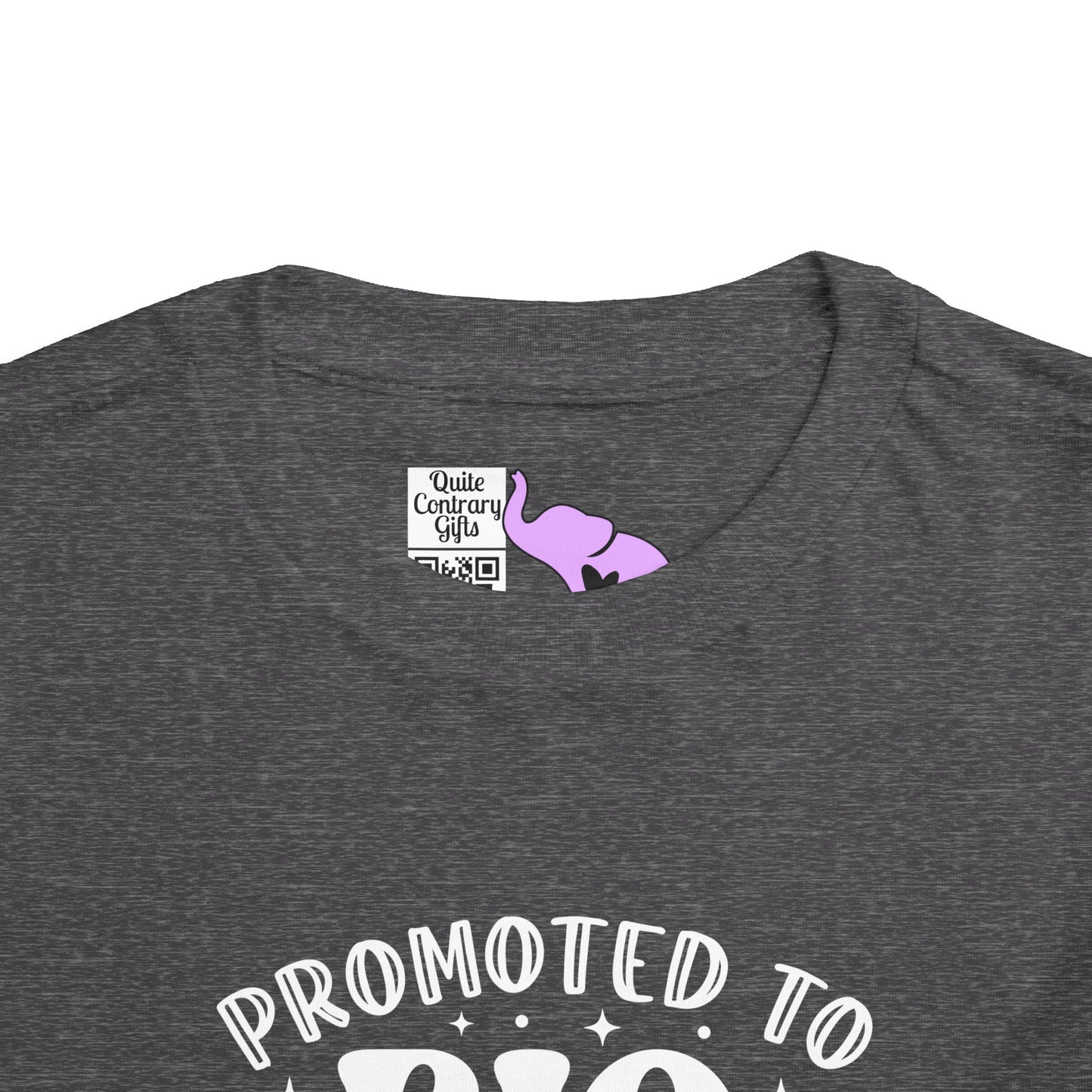 Promoted to Big Sister (Script) Toddler Tee