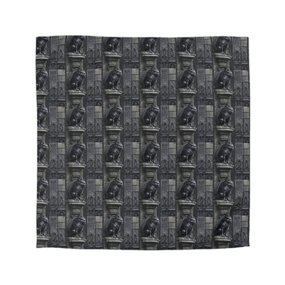 Gargoyle Vigil Microfiber Duvet Cover
