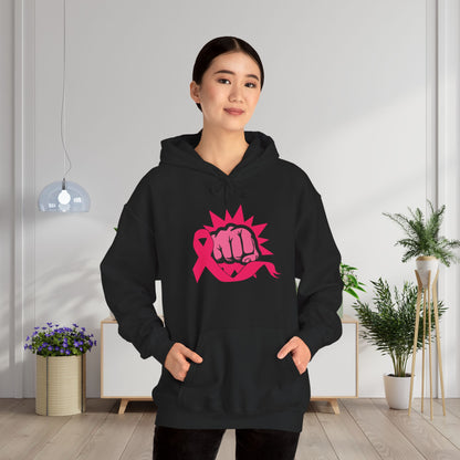 Breast Cancer Warrior Punch Adult Heavy Blend™ Hoodie