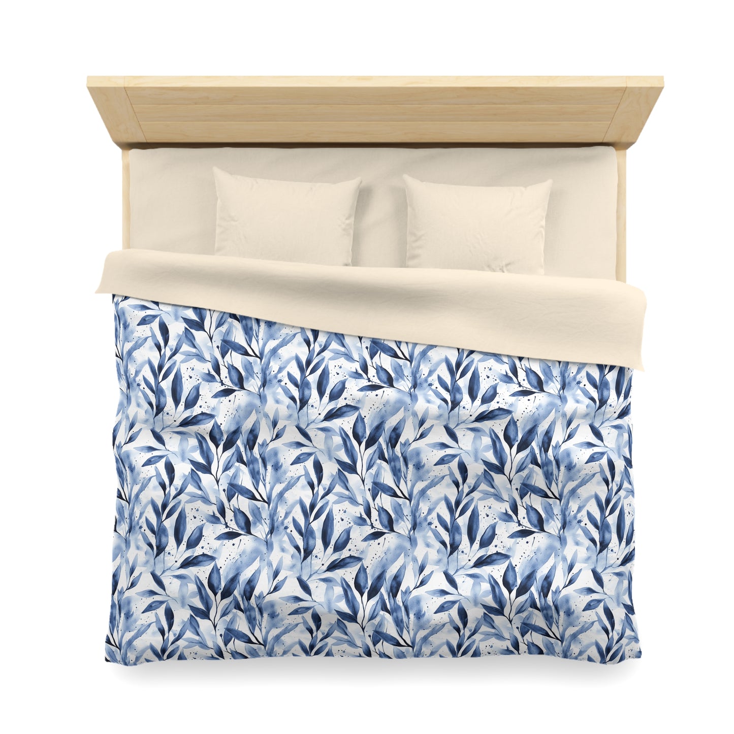 Blue Breeze Microfiber Duvet Cover