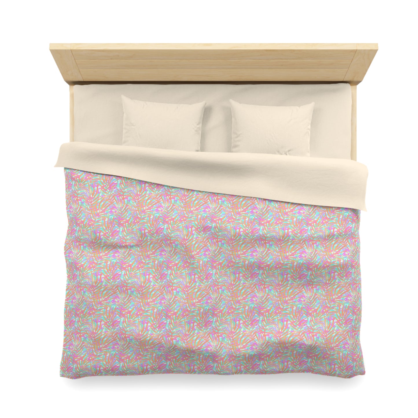 Tropical Sunset Palms Duvet Bedding Set