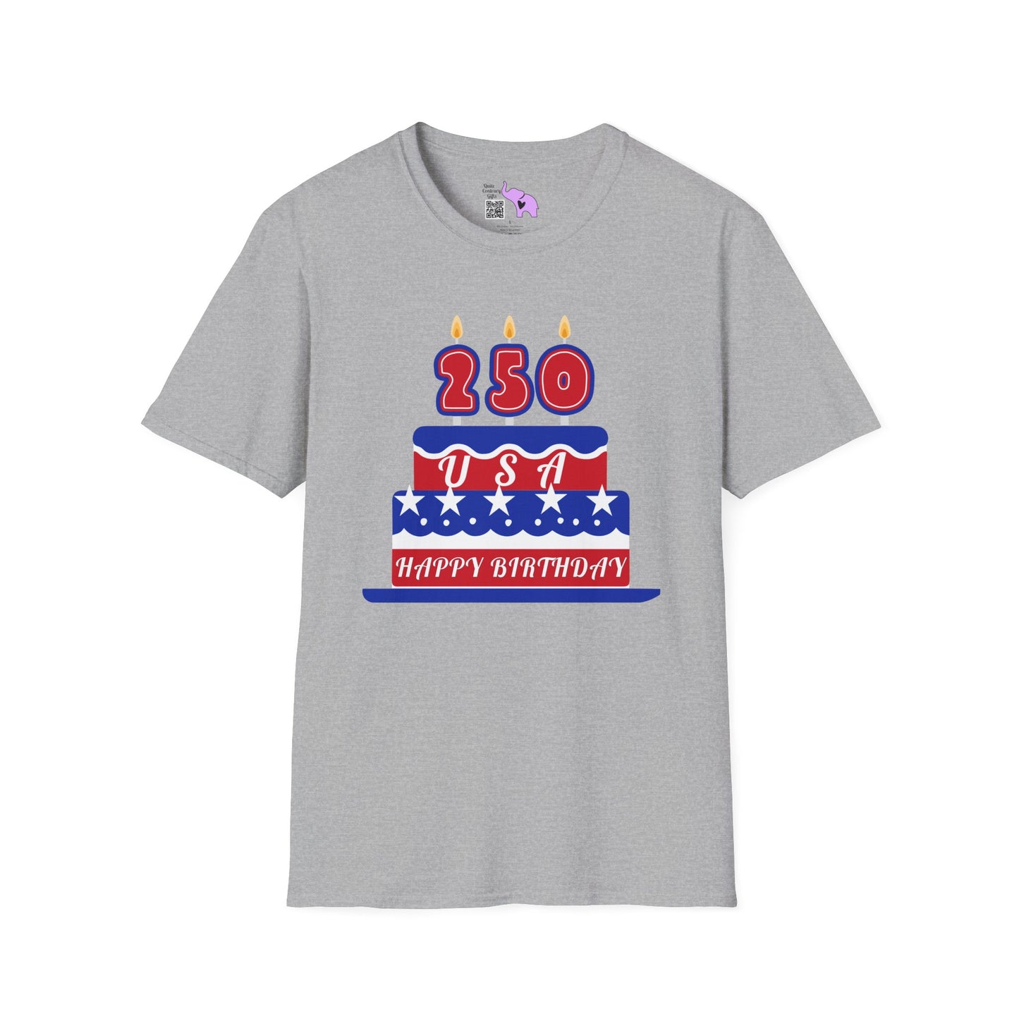 Happy Birthday USA Adult T-shirt