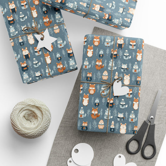 Yuletide Bears Wrapping Paper