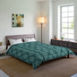 Teal Lace Pattern Comforter