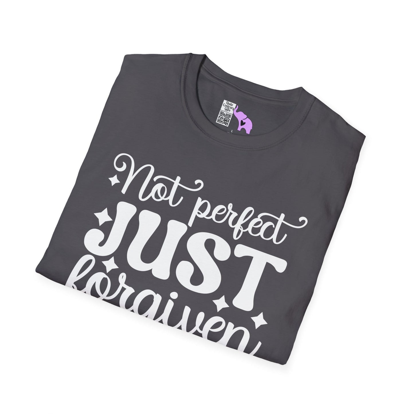 Not Perfect Just Forgiven Adult T-shirt