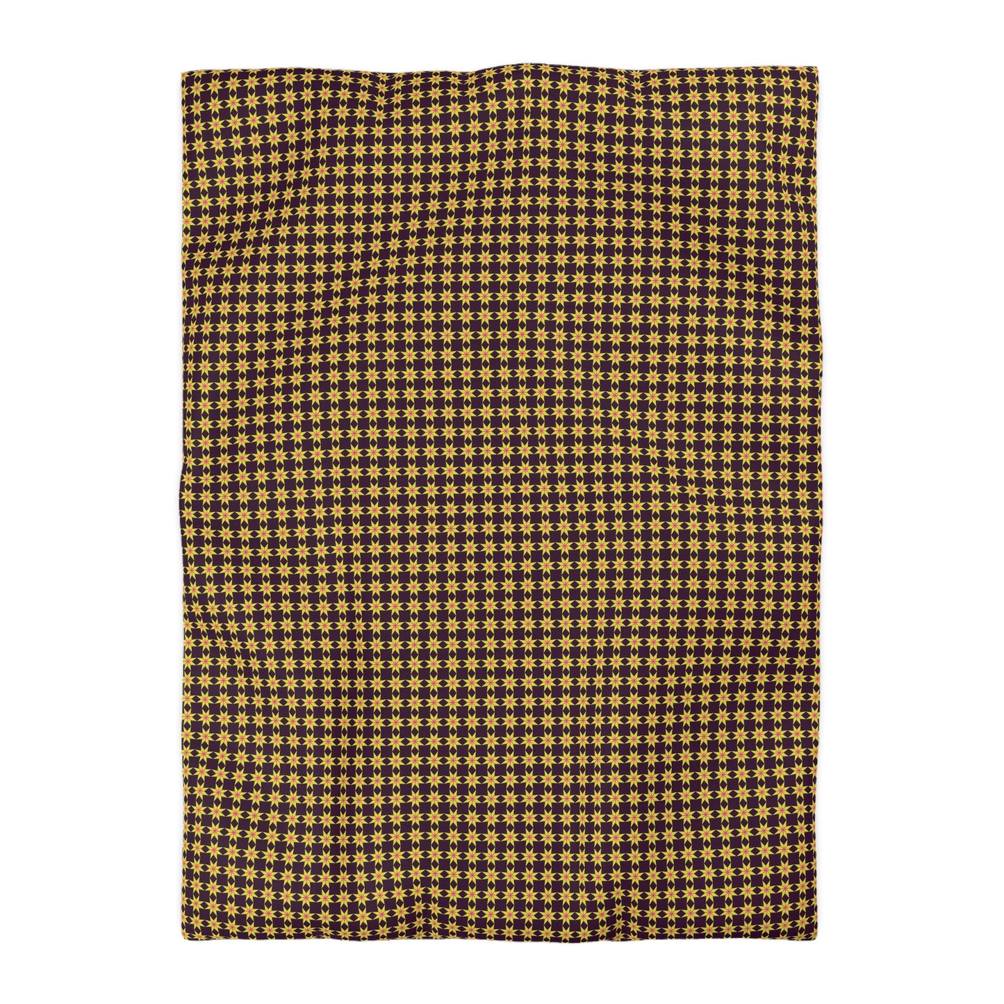 Golden Radiance Microfiber Duvet Cover