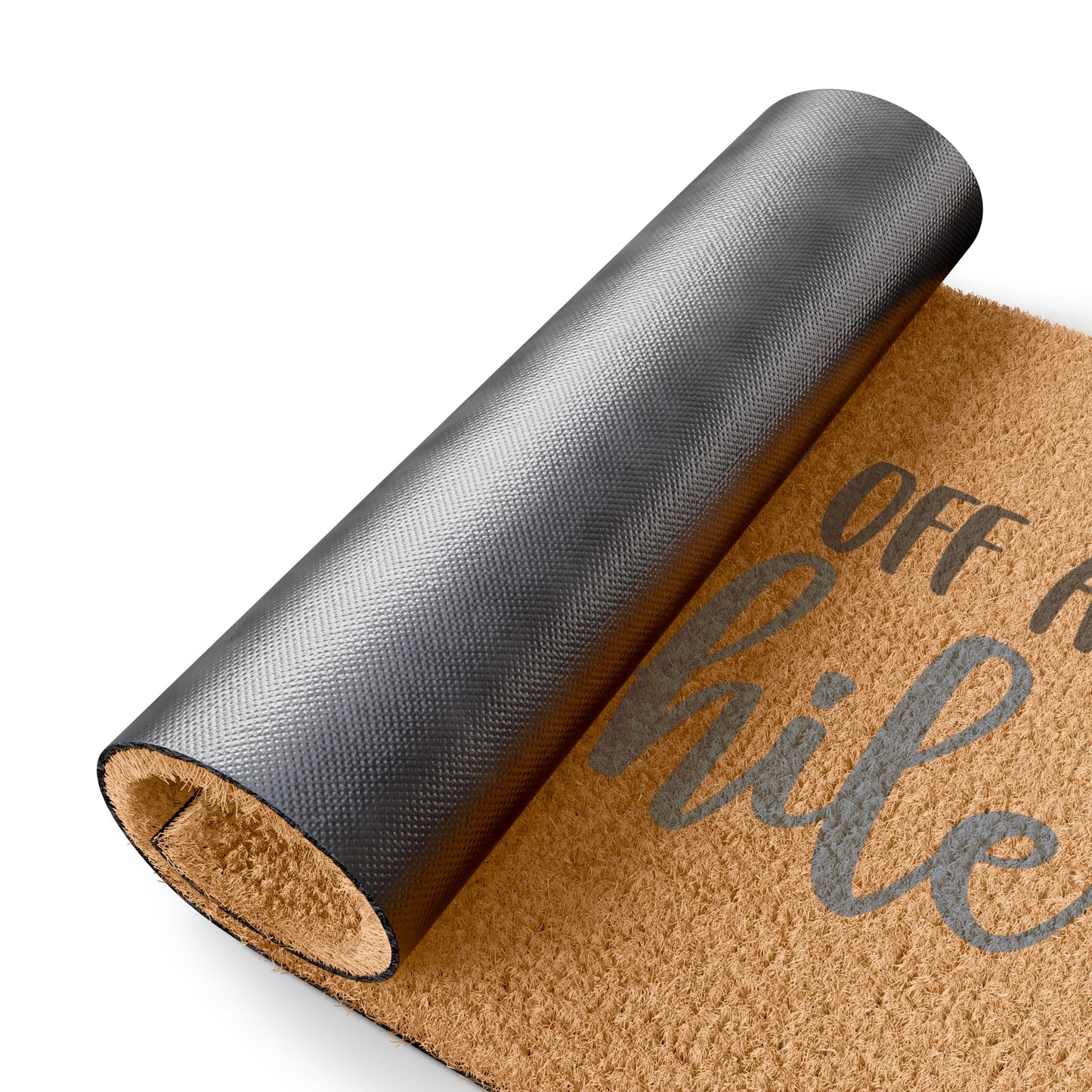 Take Your Shoes Off And Stay Awhile Coconut Fiber Doormat