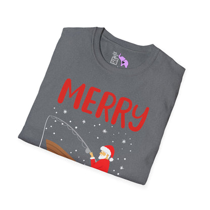Merry Fishmas Adult T-shirt
