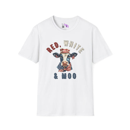 Red, White, & Moo T-shirt