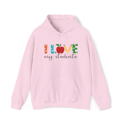 I Love My Students Heavy Blend™ Hooded Sweatshirt