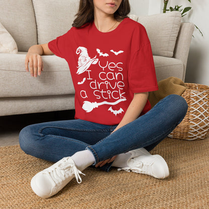 Yes I Can Drive A Stick Adult T-shirt
