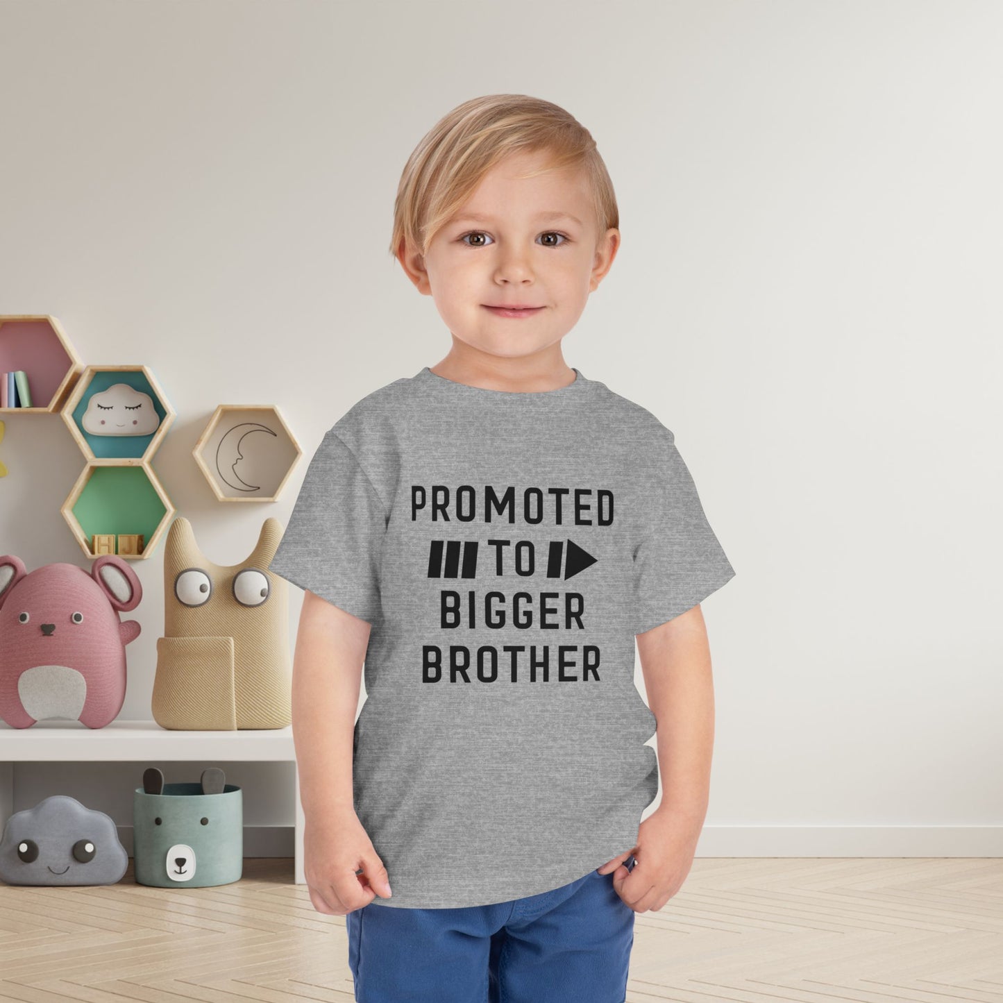 Promoted to Bigger Brother (Arrow) Toddler Tee