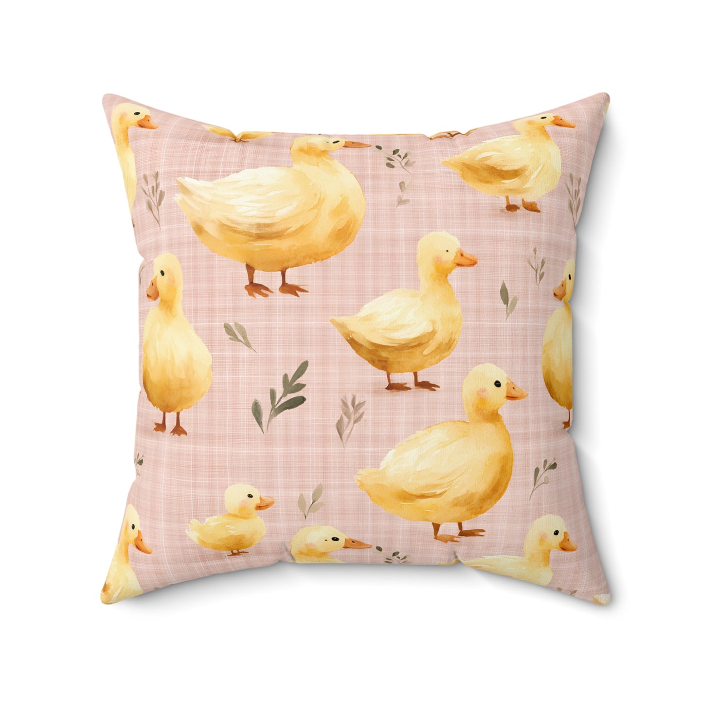 Ducky Daydream Throw Pillow