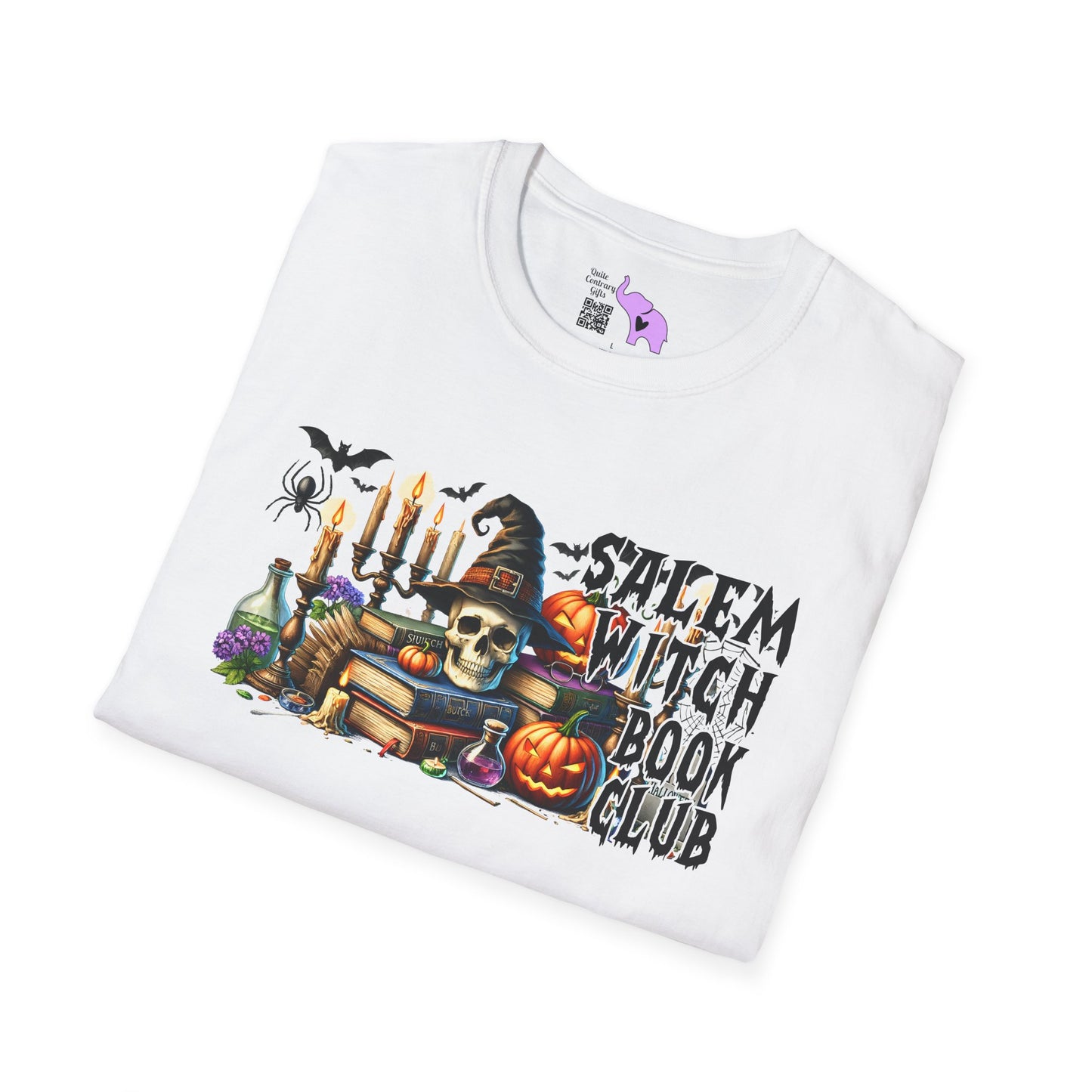 Salem Witch Book Club (3) Adult T-shirt