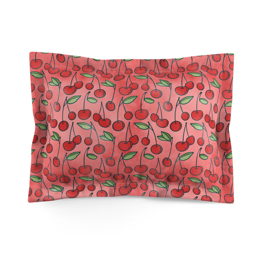 Cherry Bombshell Microfiber Pillow Sham