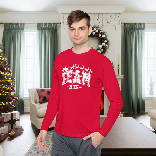 Team Nice Adult Long Sleeve Tee